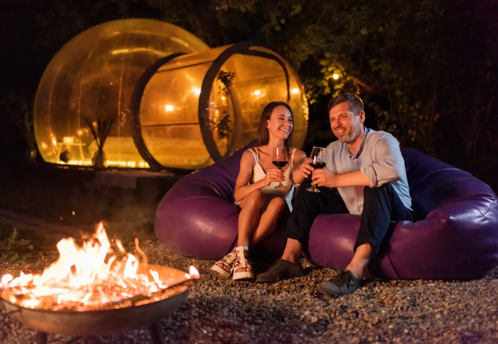 make your own bubble tent