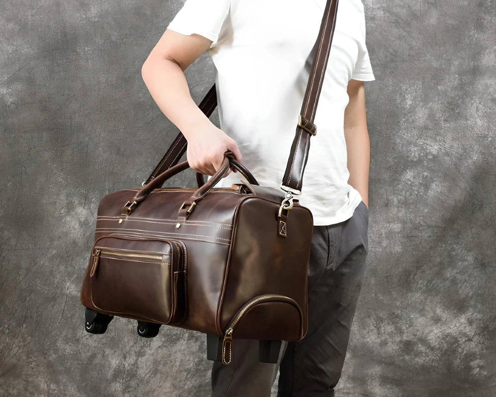 luggage bag trolley